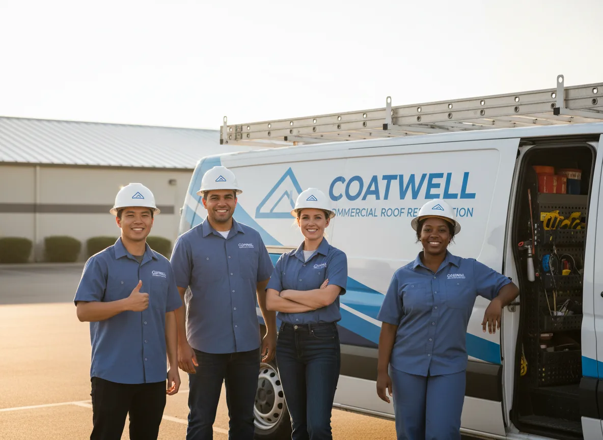 Commercial roof coating company in Duke, OK